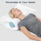 Cooling Roll Memory Foam Pillow