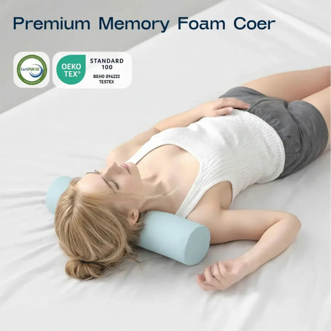 Cooling Roll Memory Foam Pillow