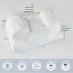Contour Pillow for Stomach Sleepers