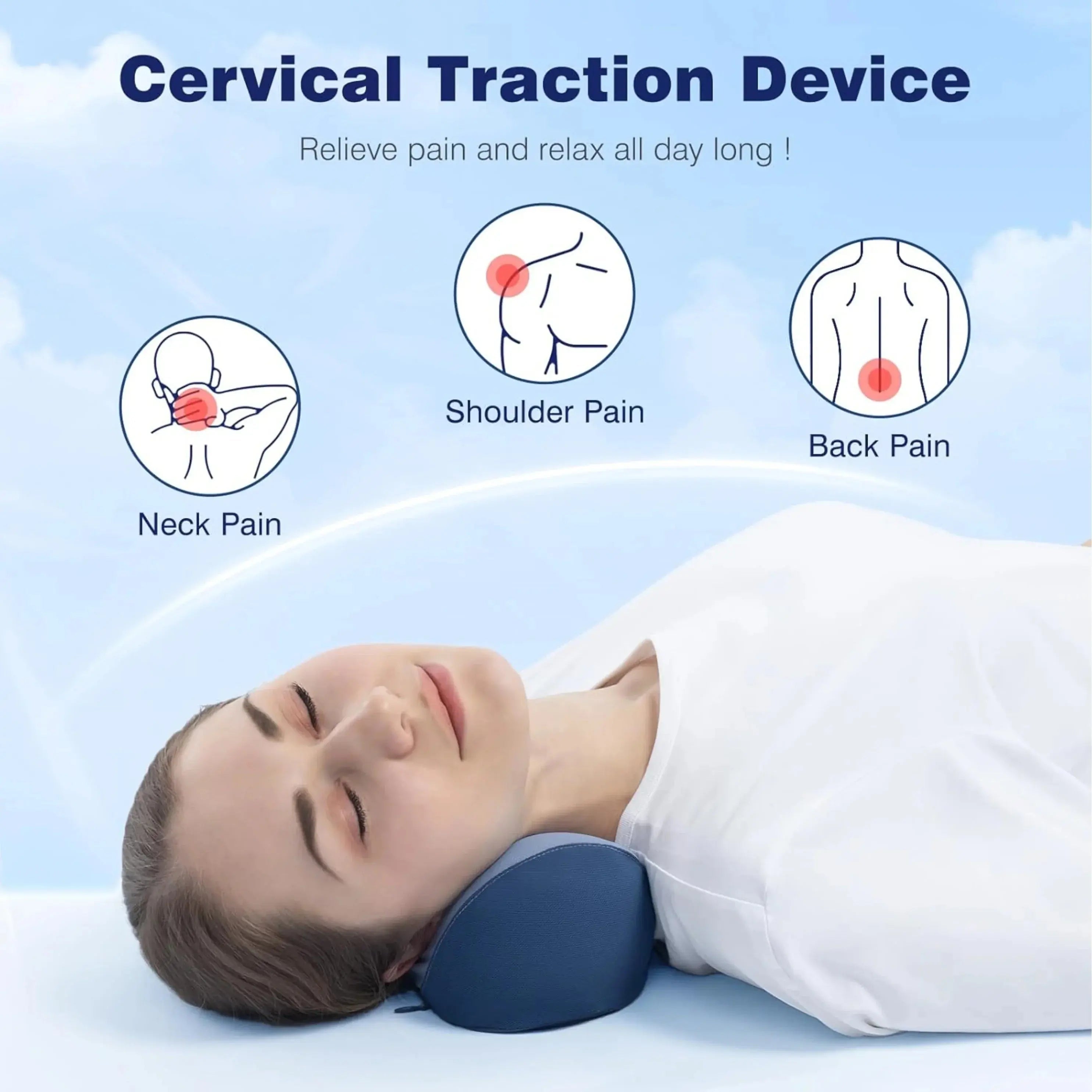 Winged Memory Foam Neck Pillow