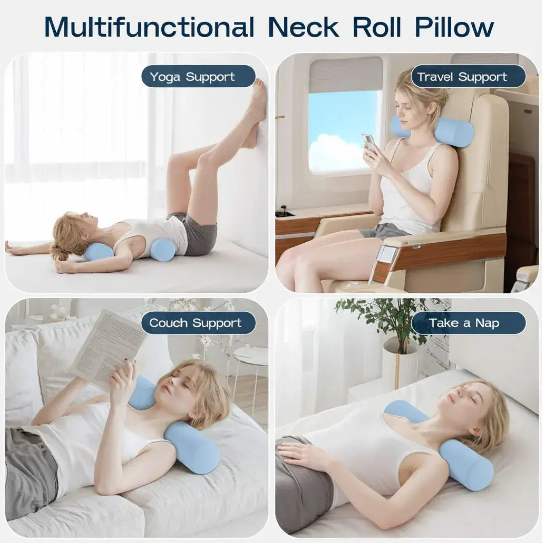 Cooling Roll Memory Foam Pillow