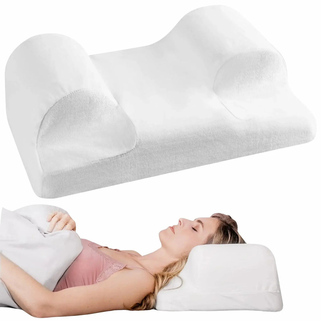 Contour Pillow for Stomach Sleepers