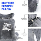 Oversized Bed Pillow for Reading