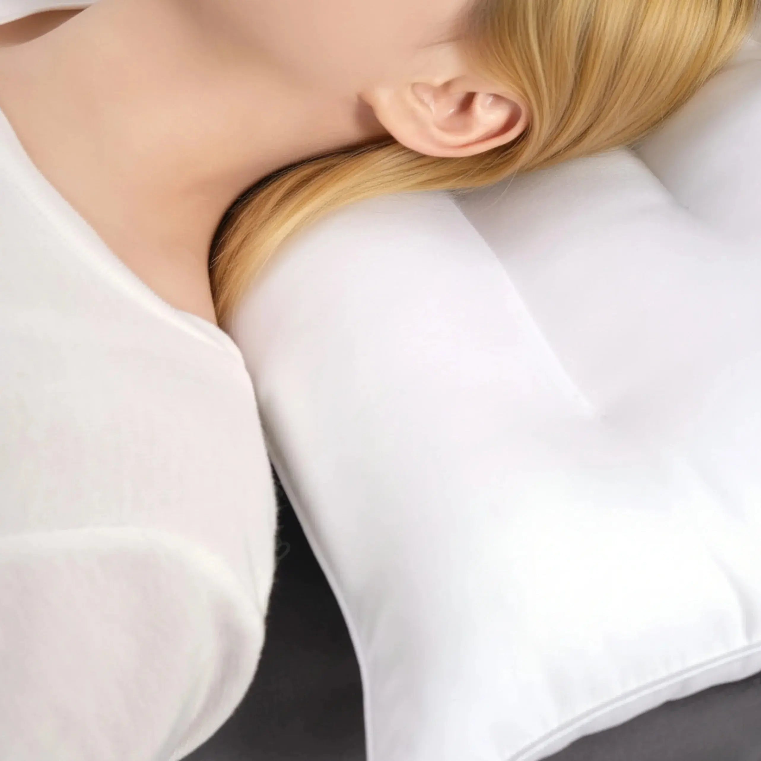Low Loft Cotton Bed Pillow
