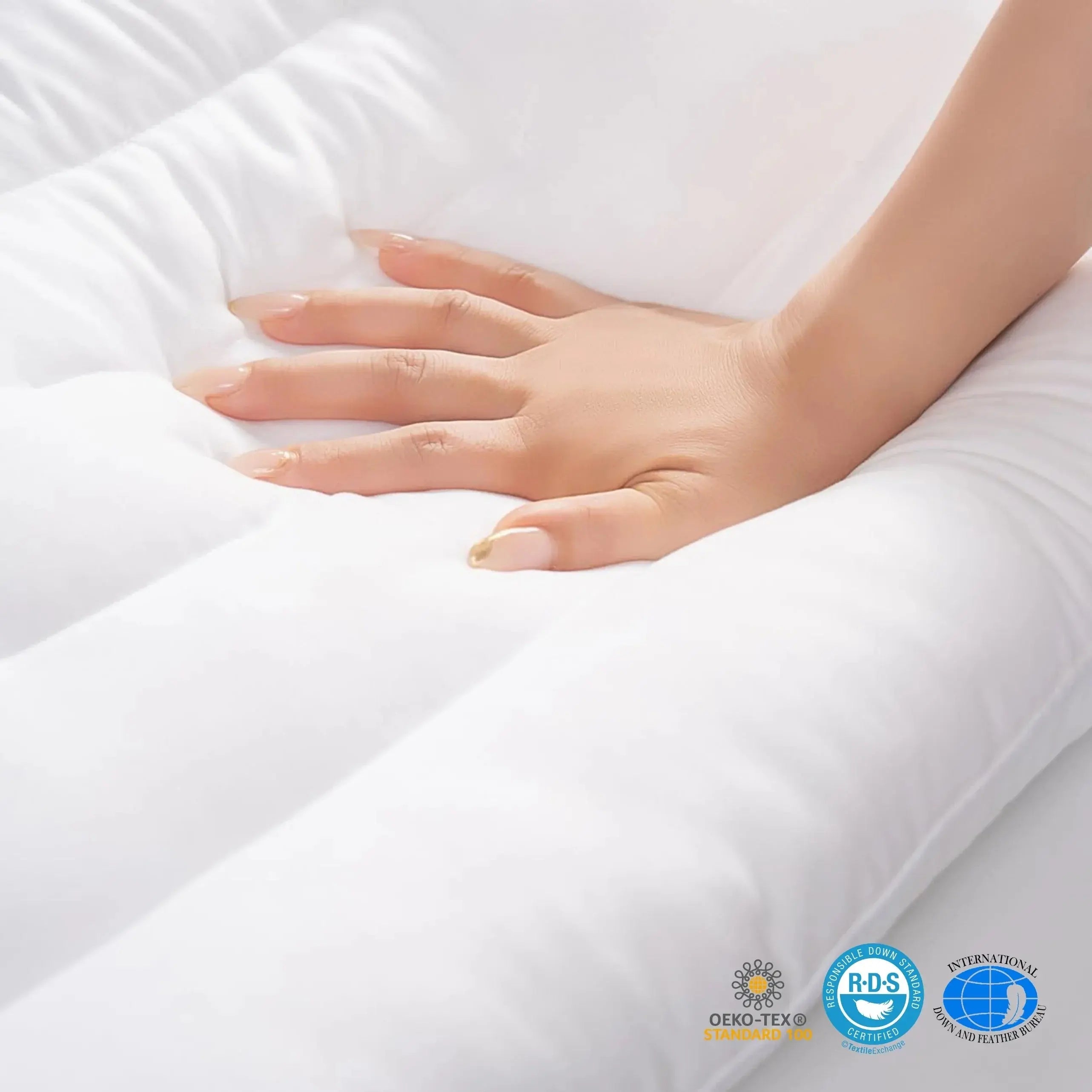Low Loft Cotton Bed Pillow