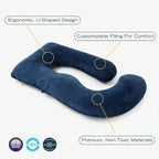 Cooling U Shaped Pregnancy Pillow