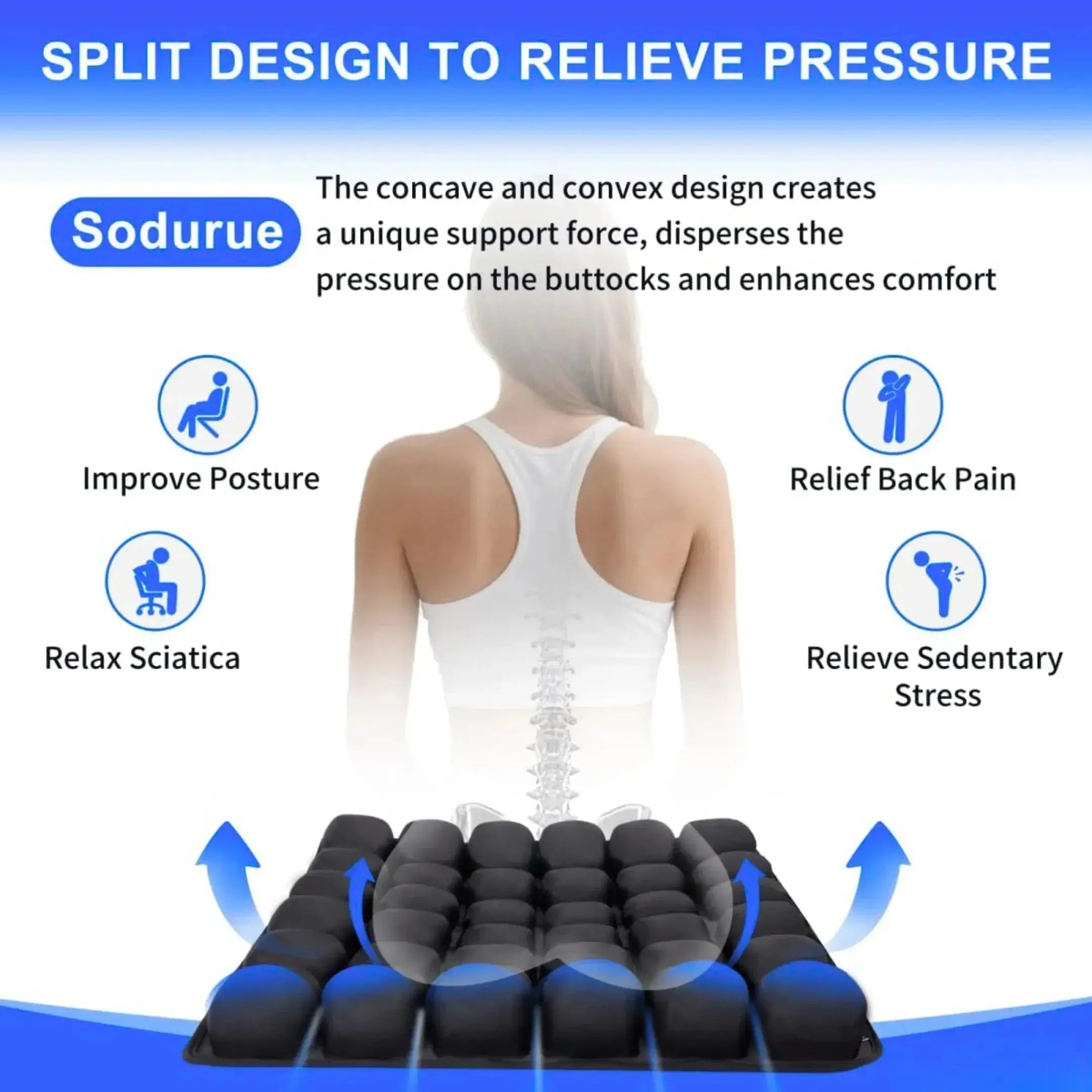 Inflatable Travel Seat Cushion