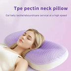 Plush Cat Shaped Bed Pillow