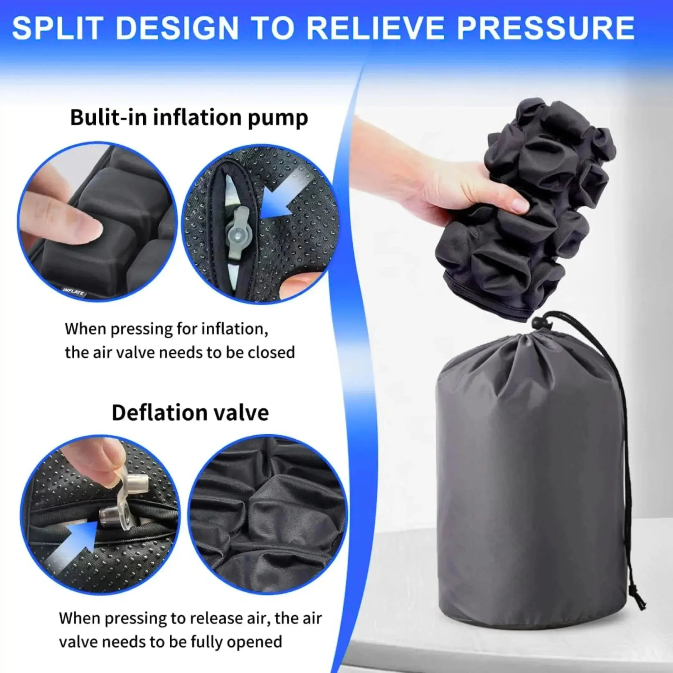 Inflatable Travel Seat Cushion