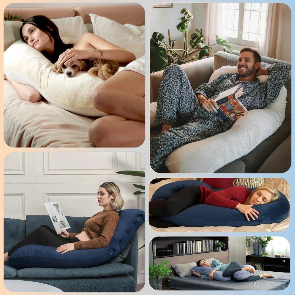 Cooling U Shaped Pregnancy Pillow