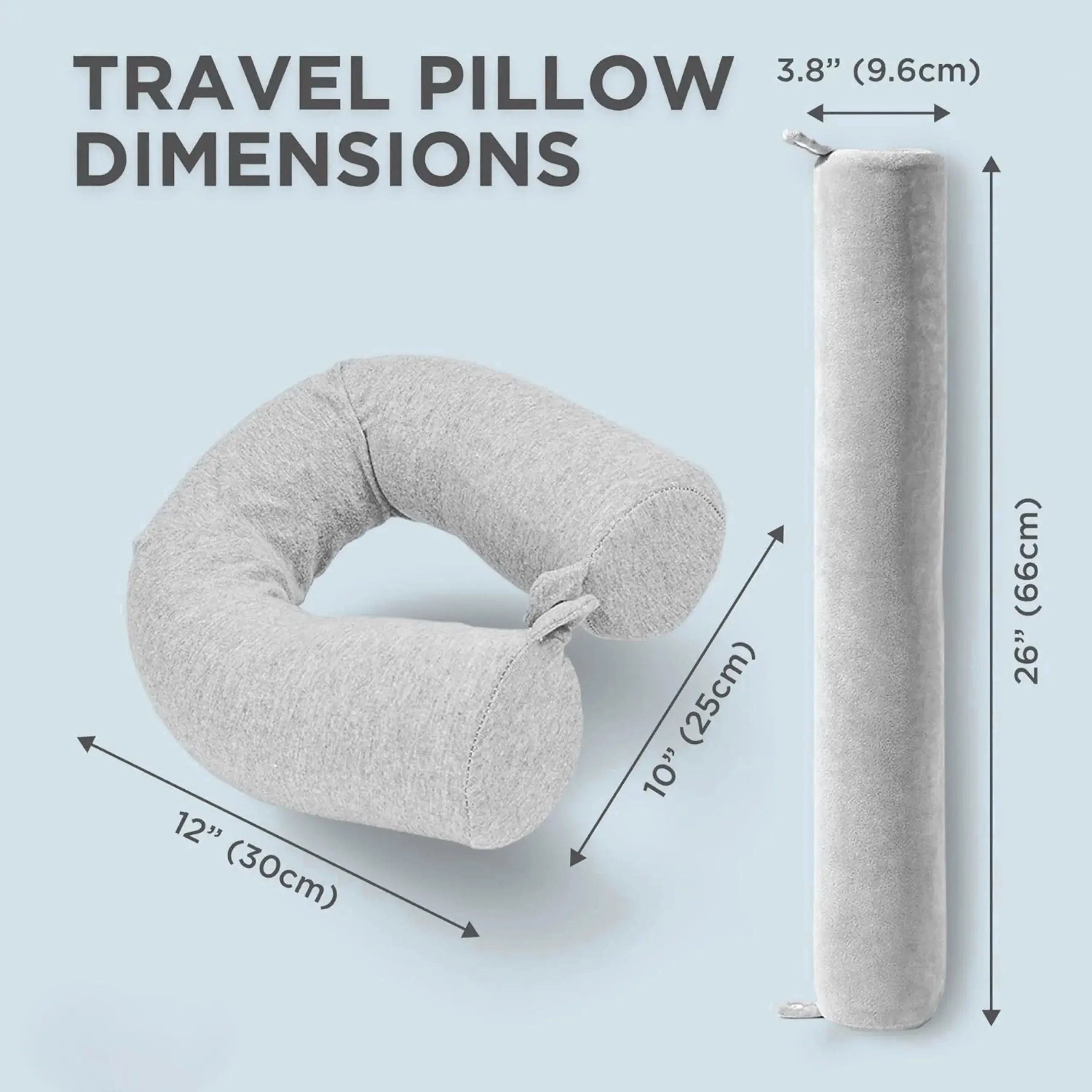 Bendable U Shaped Travel Pillow