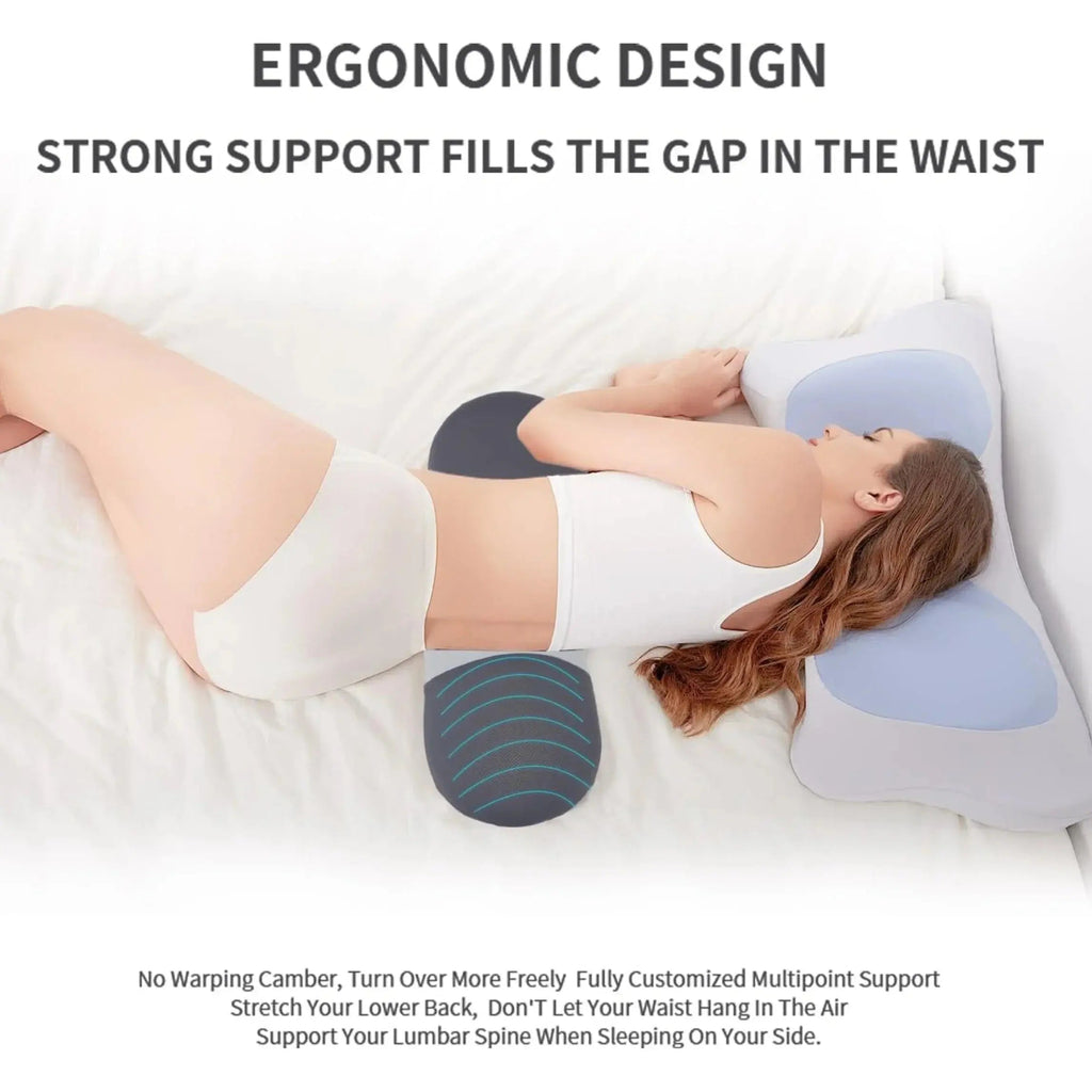 Lumbar Support Pillow for Sleeping
