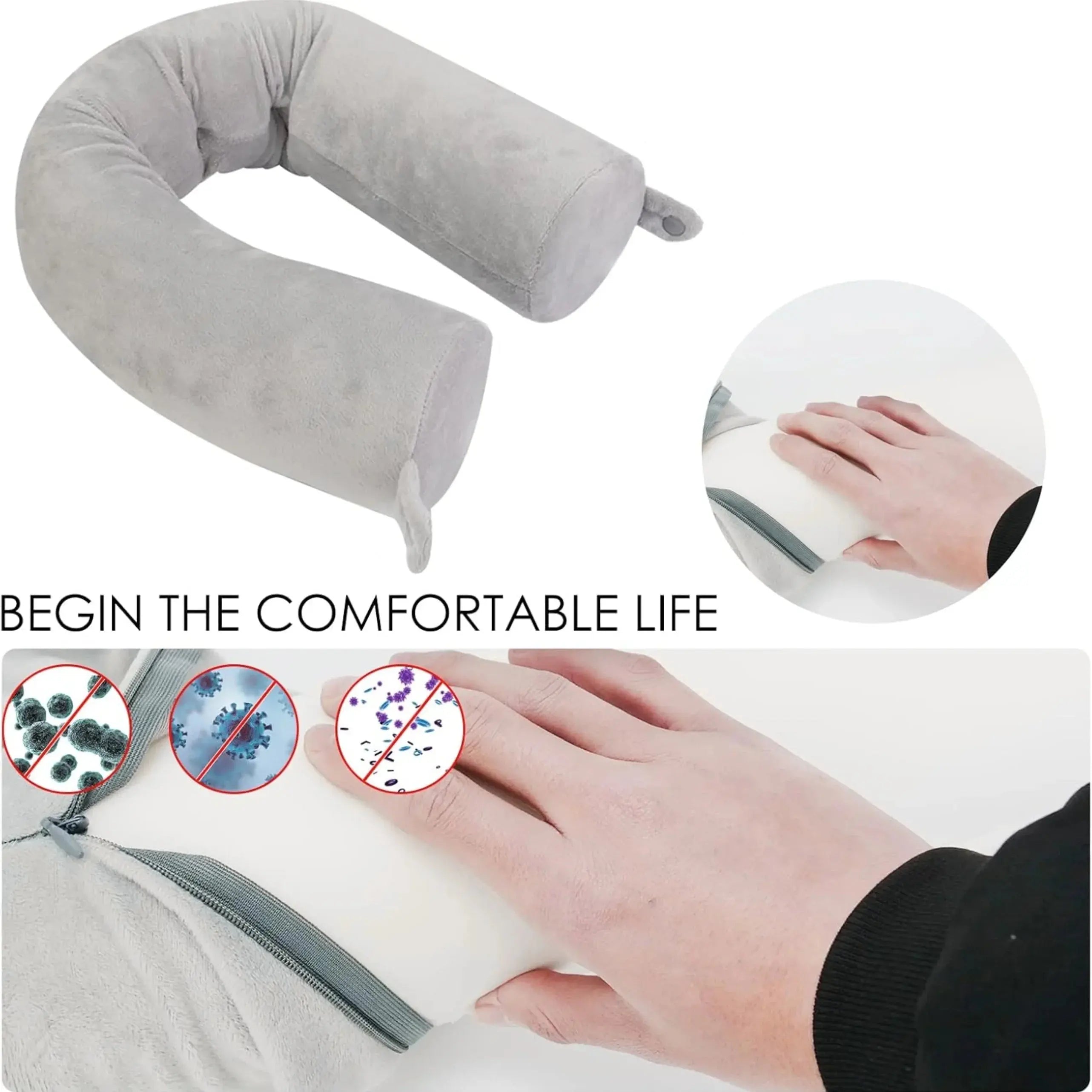 Bendable U Shaped Travel Pillow