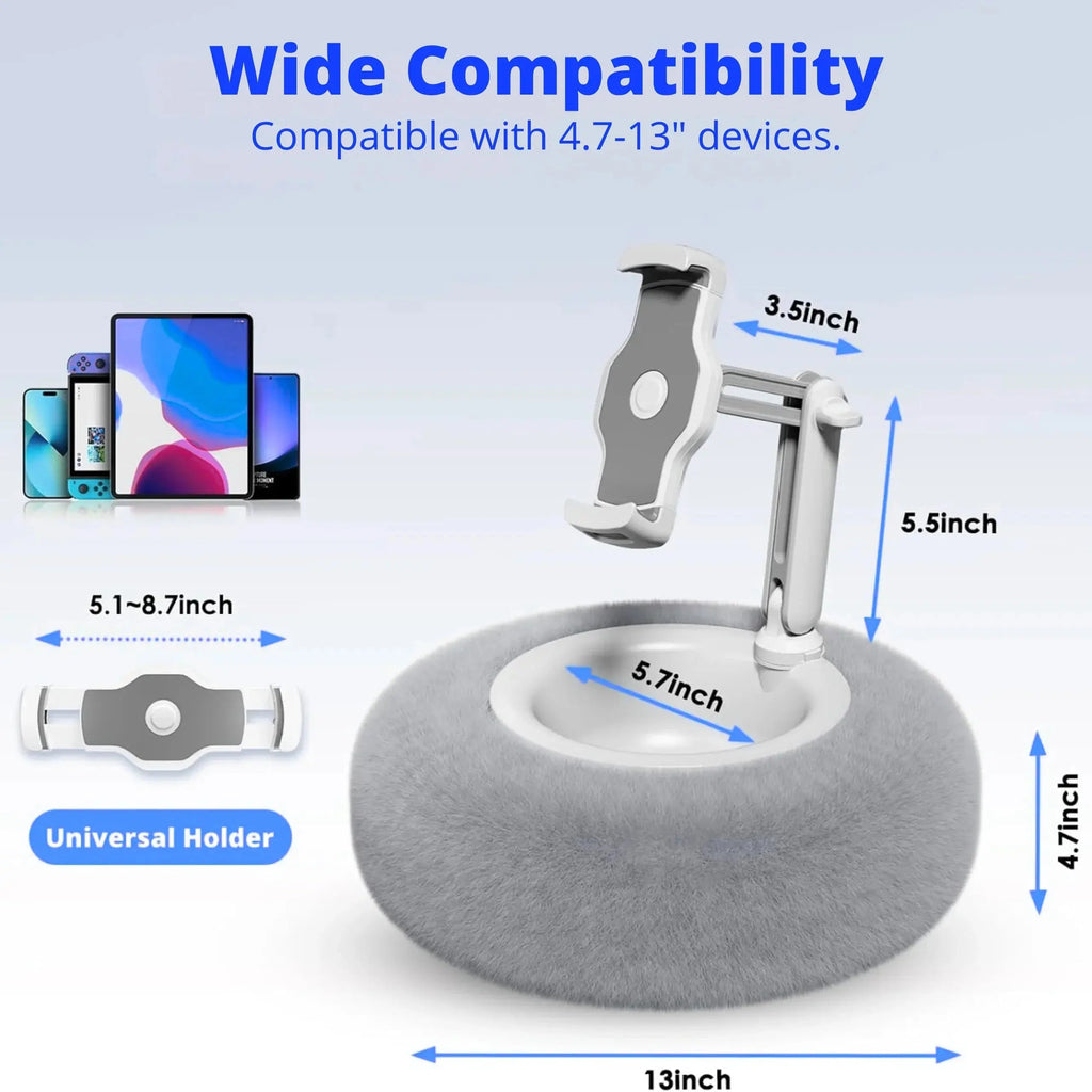 Plush Tablet Stand Bed Pillow