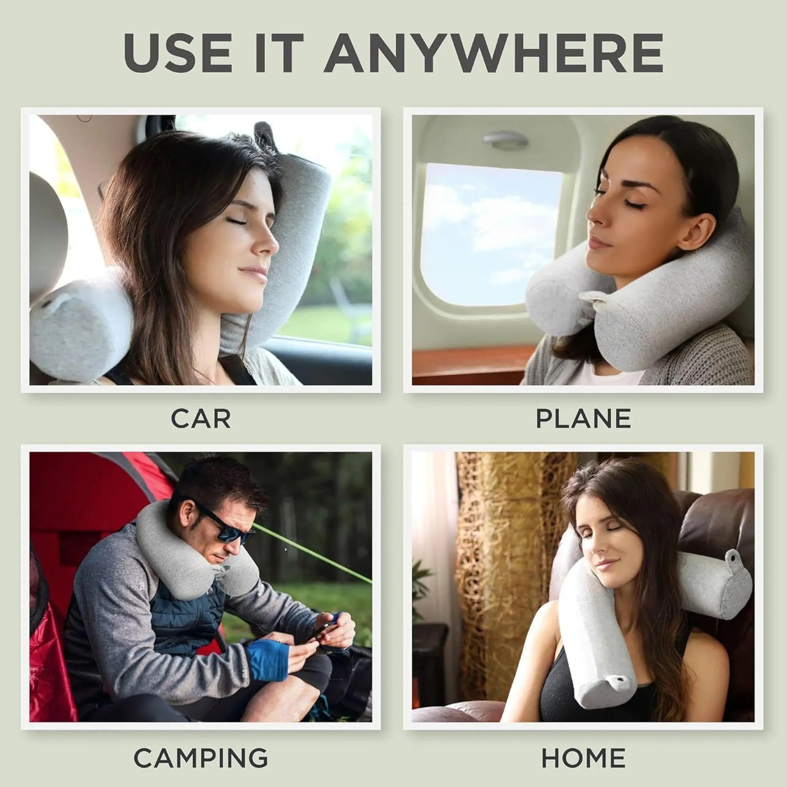 Bendable U Shaped Travel Pillow