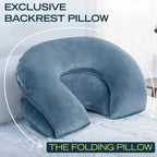 Foldable Bed Pillow for Reading