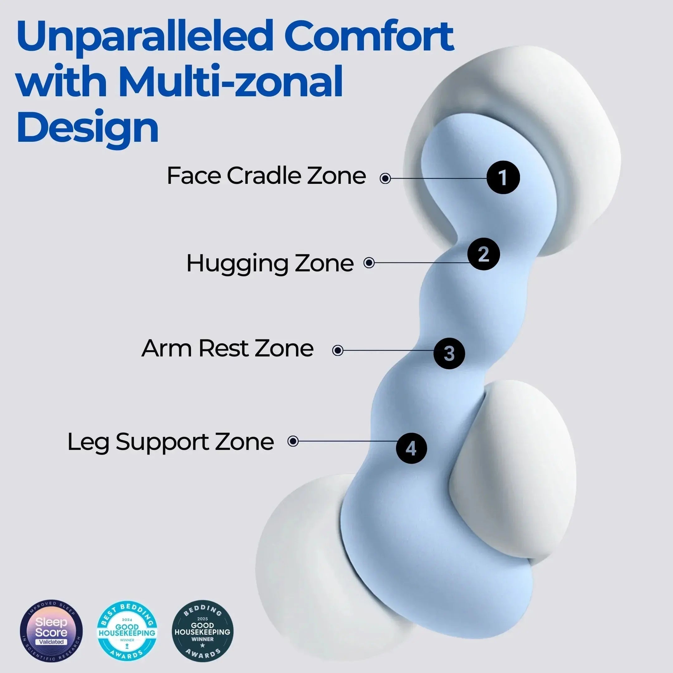 Memory Foam Full Body Pillow
