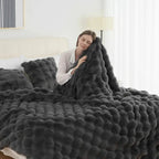 Faux Fur Velvet Fleece Blanket