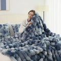 Faux Fur Velvet Fleece Blanket