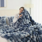 Faux Fur Velvet Fleece Blanket
