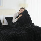 Faux Fur Velvet Fleece Blanket