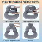 Foldable Bed Pillow for Reading