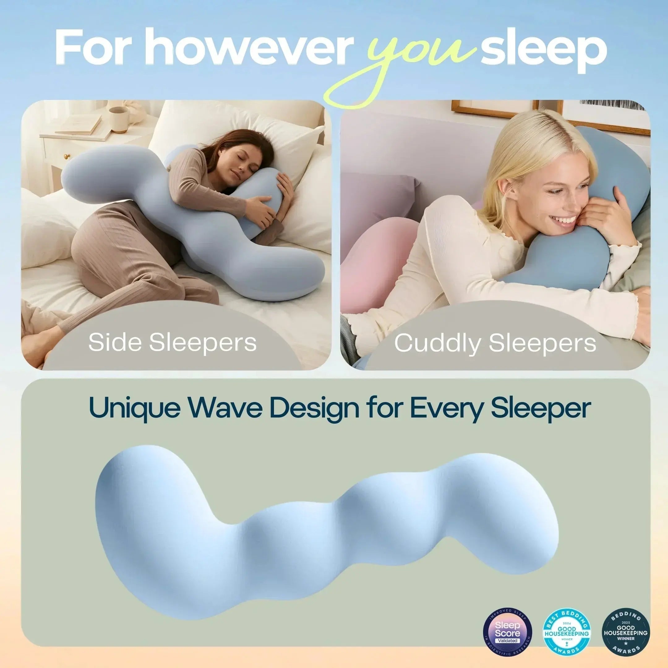 Memory Foam Full Body Pillow