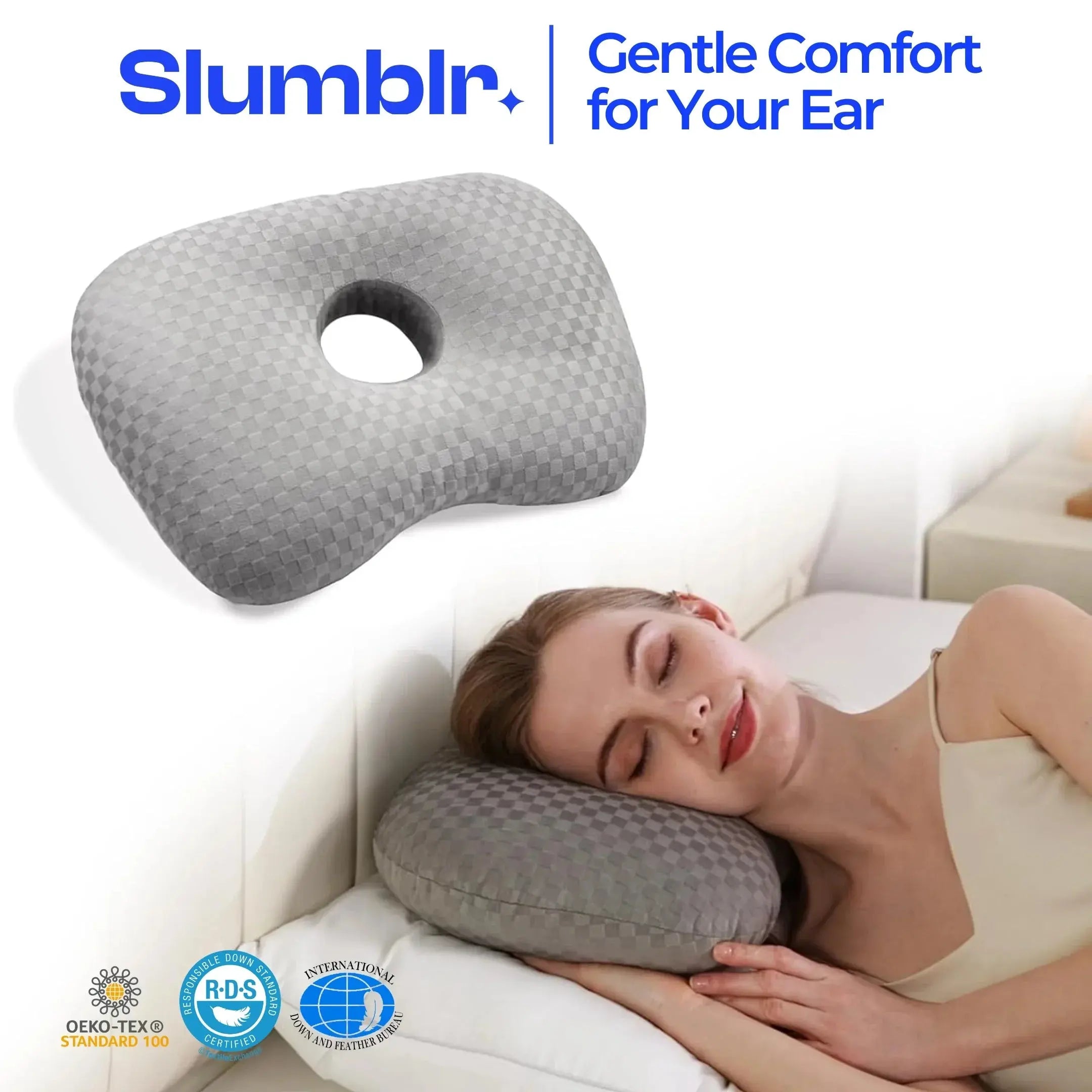 Adjustable Ear Support Bed Pillow