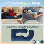 Cooling U Shaped Pregnancy Pillow