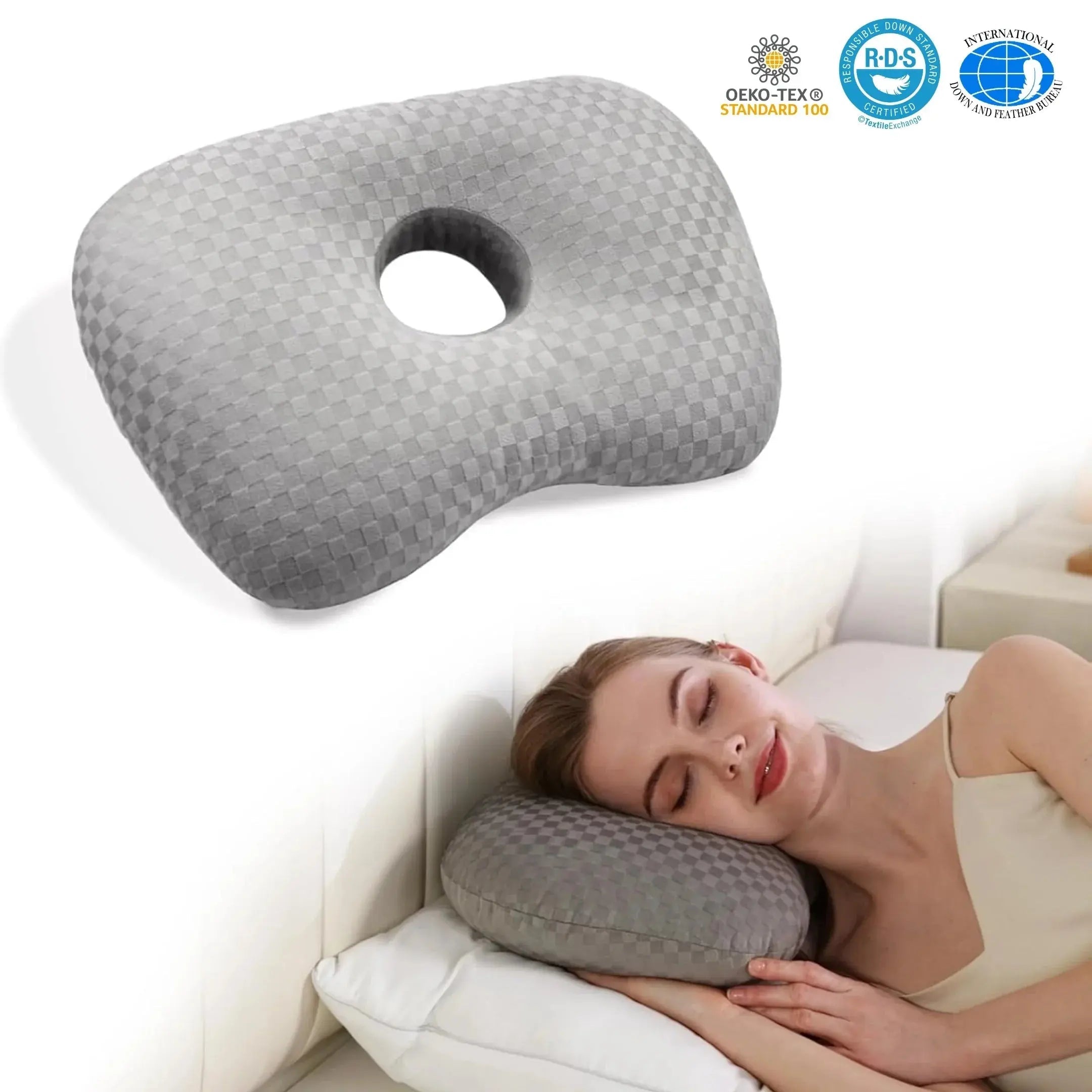 Adjustable Ear Support Bed Pillow