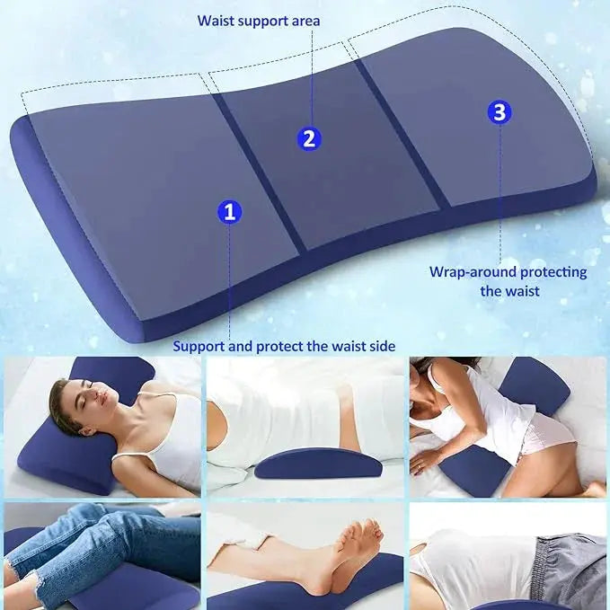 Contoured Lumbar Support Pillow