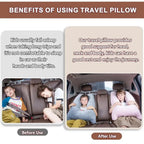 Compact Memory Foam Travel Pillow