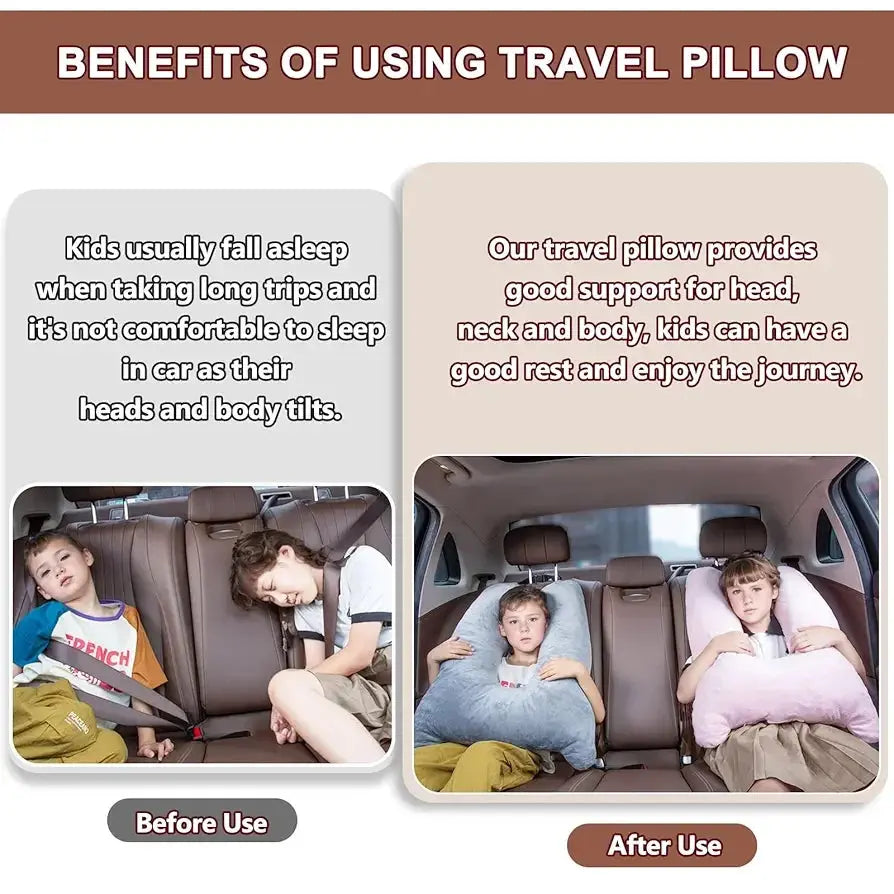 Compact Memory Foam Travel Pillow