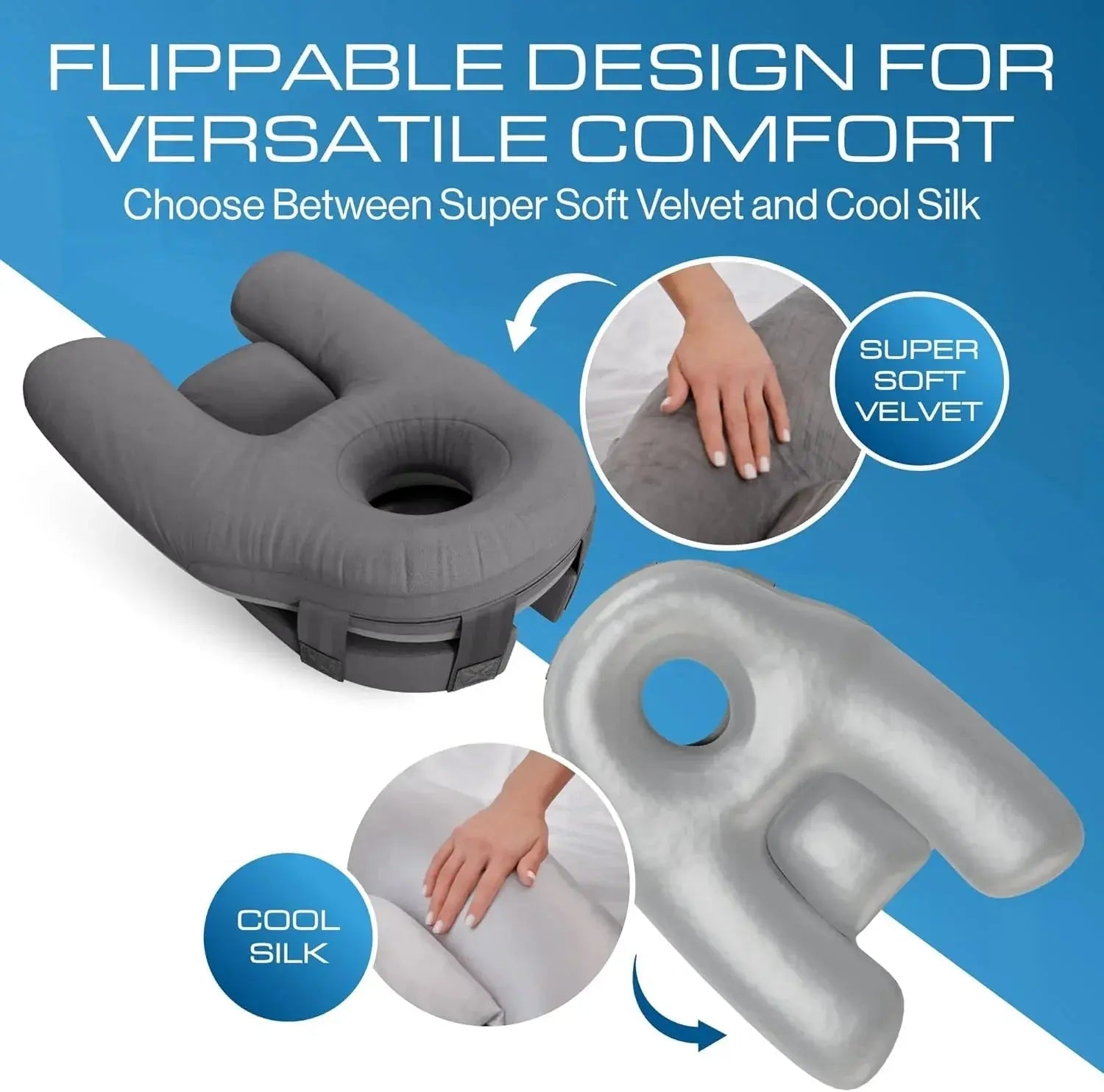 Dual Sided Face Down Pillow