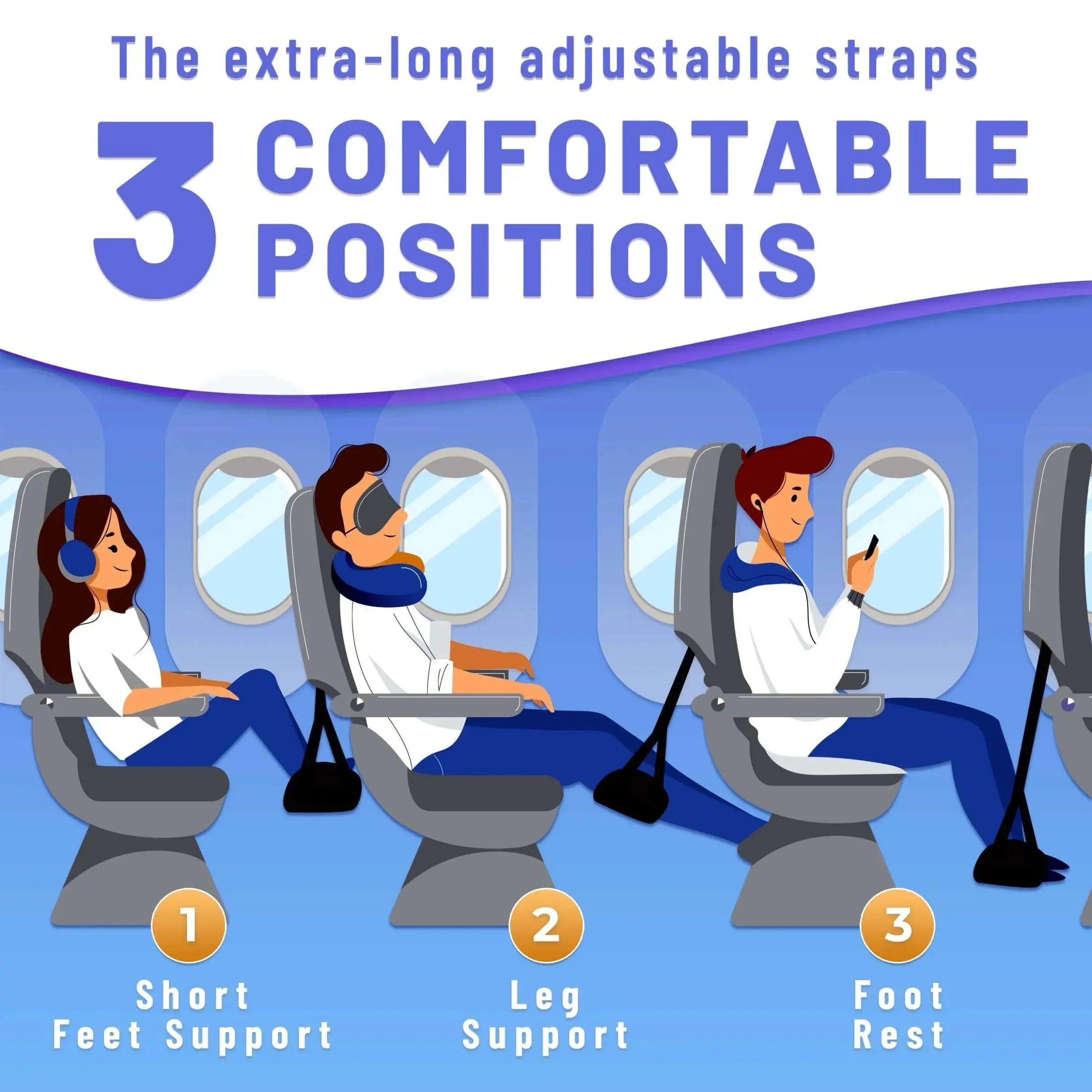 Airplane Foot Rest Hammock