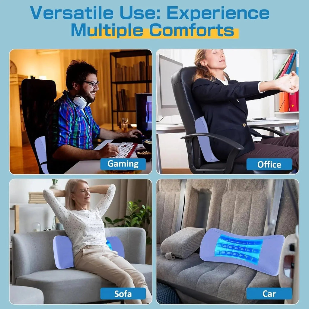Contoured Lumbar Support Pillow