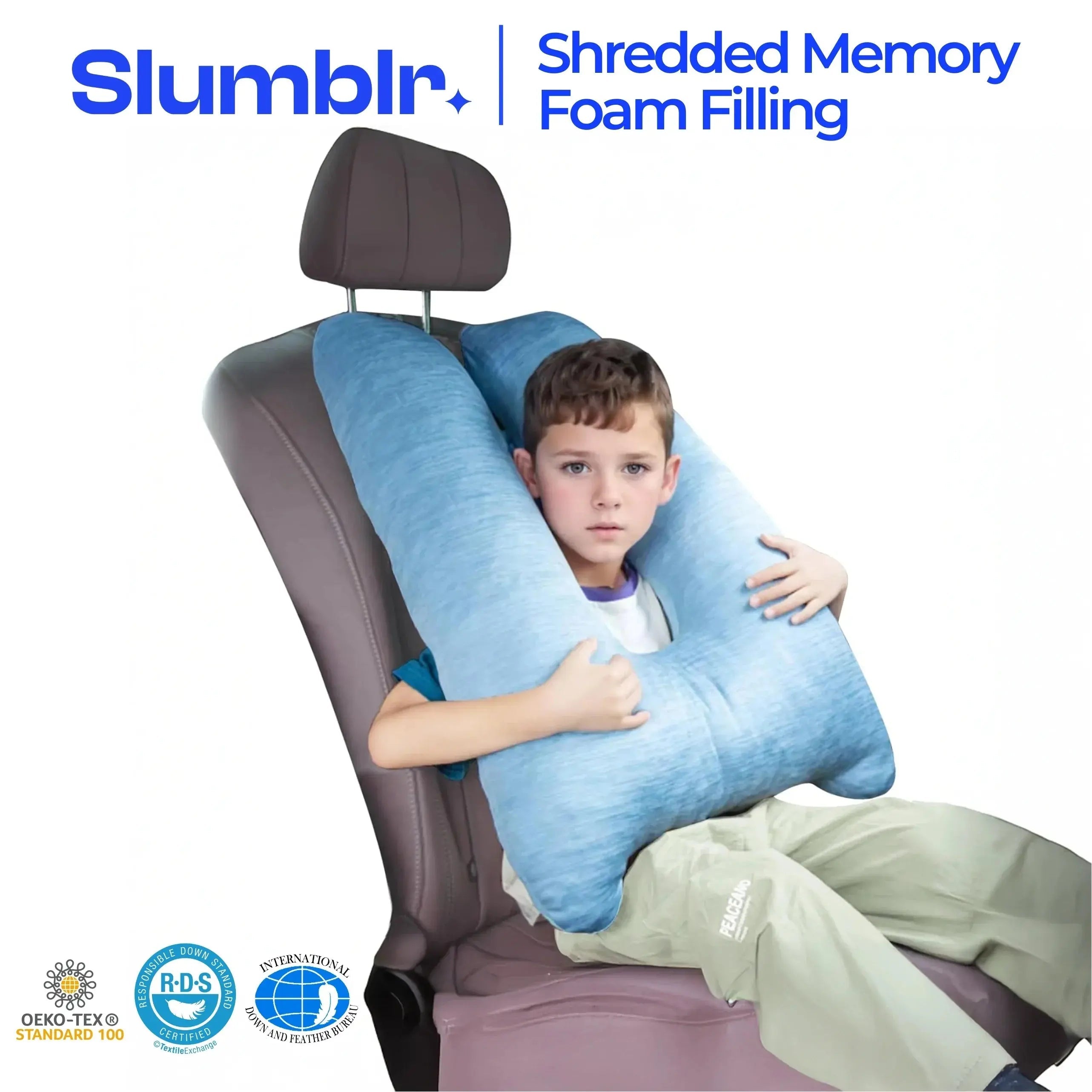 Compact Memory Foam Travel Pillow