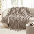 Plaid Faux Fur Blanket