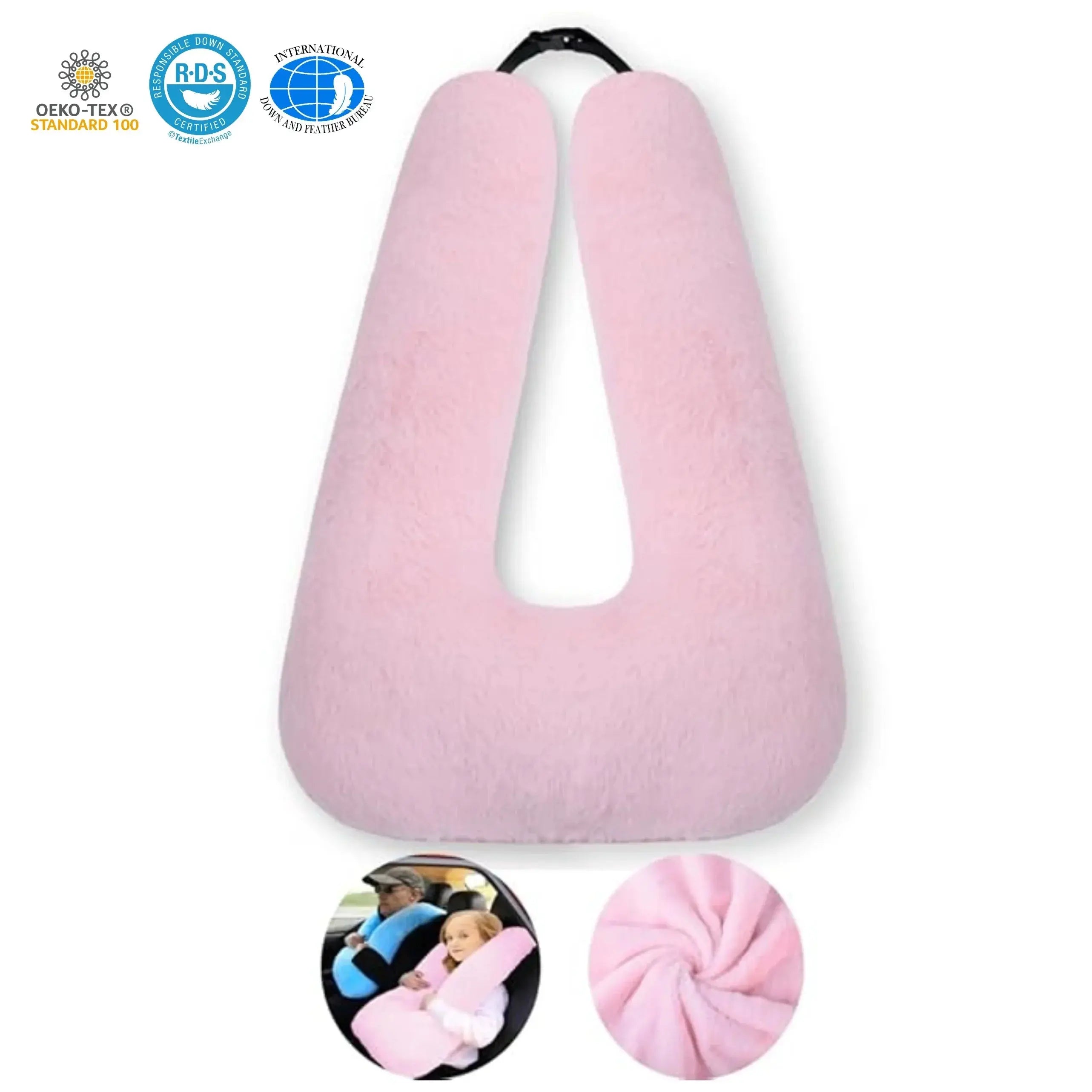 Compact Memory Foam Travel Pillow
