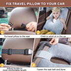 Compact Memory Foam Travel Pillow