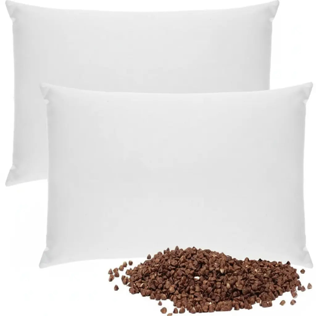 Adjustable Buckwheat Hull Bed Pillow