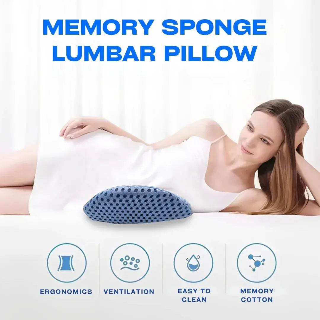 Memory Foam Lumbar Support Pillow