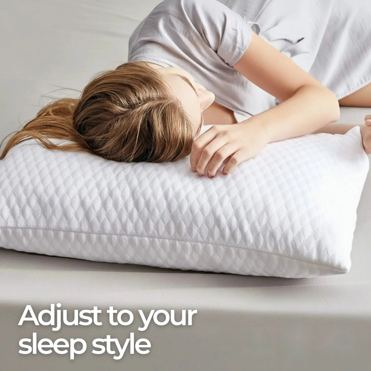 Adjustable Pillow for Side Sleepers