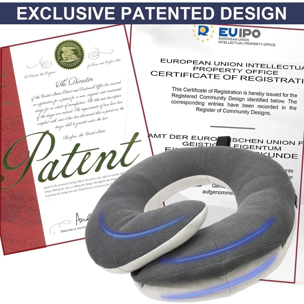 Travel Pillow With Eye Mask