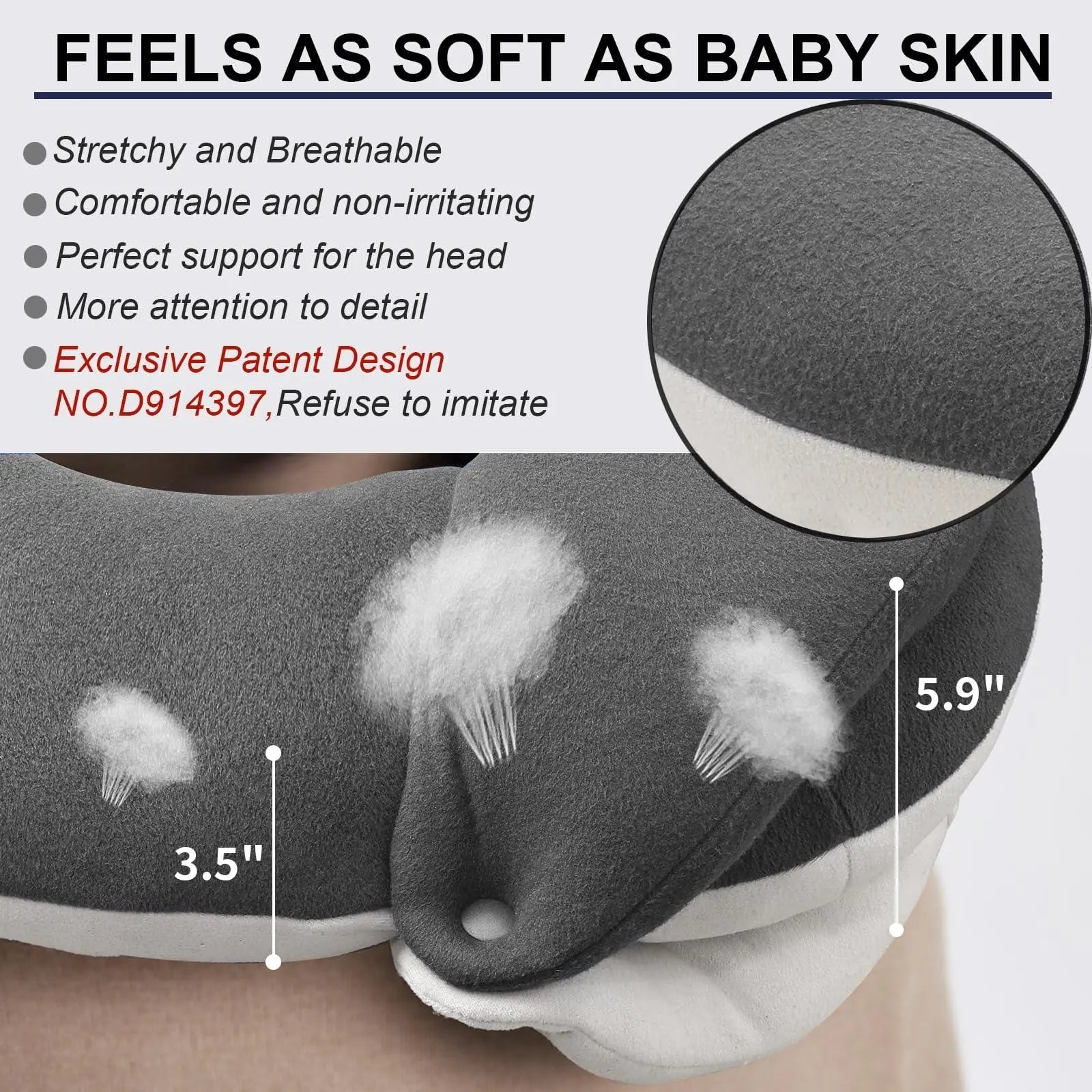 Travel Pillow With Eye Mask