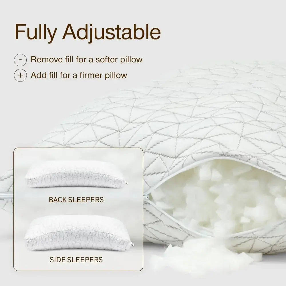 Adjustable Shredded Memory Foam Pillow