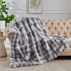 Faux Fur Velvet Fleece Blanket