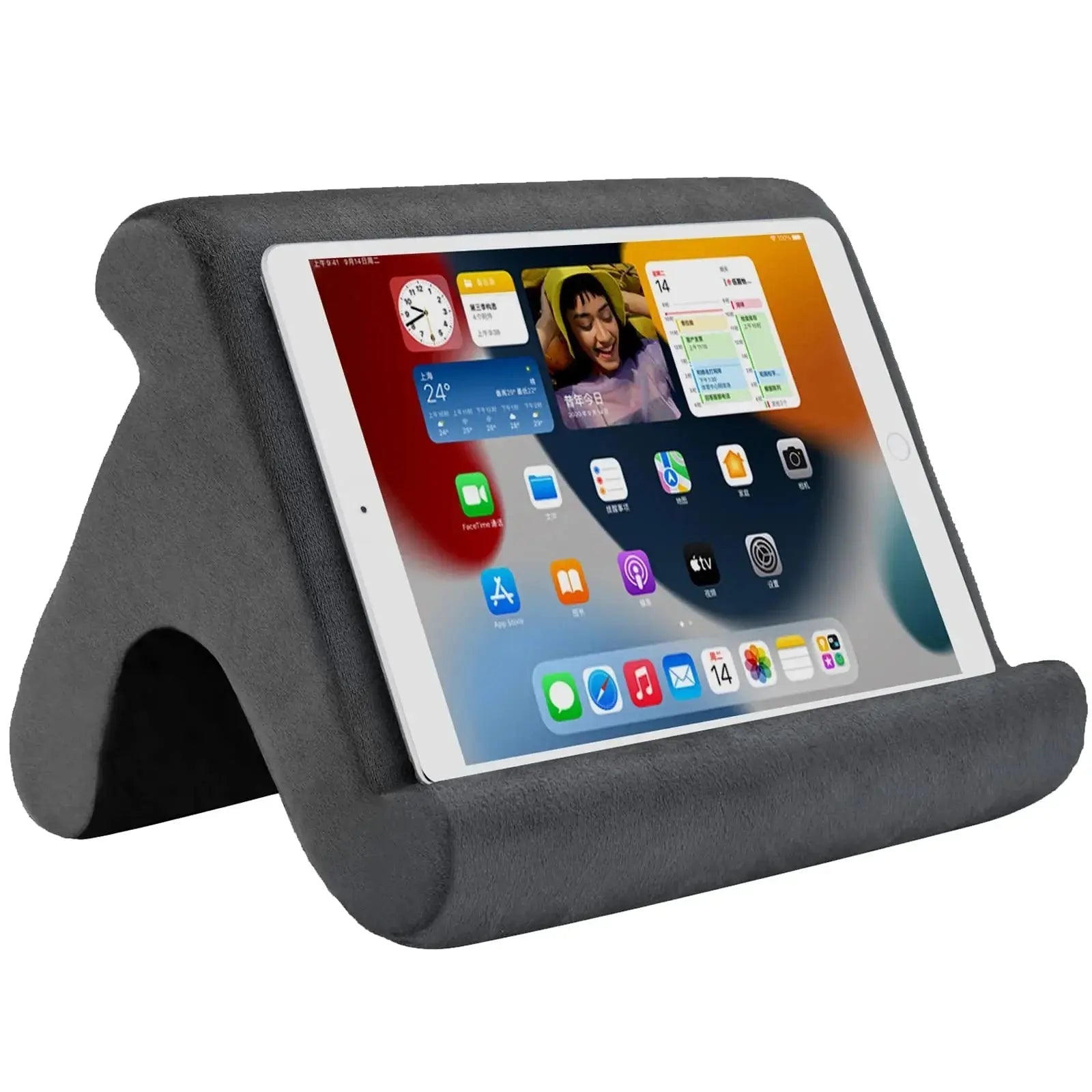 Cushion Tablet Stand for Bed
