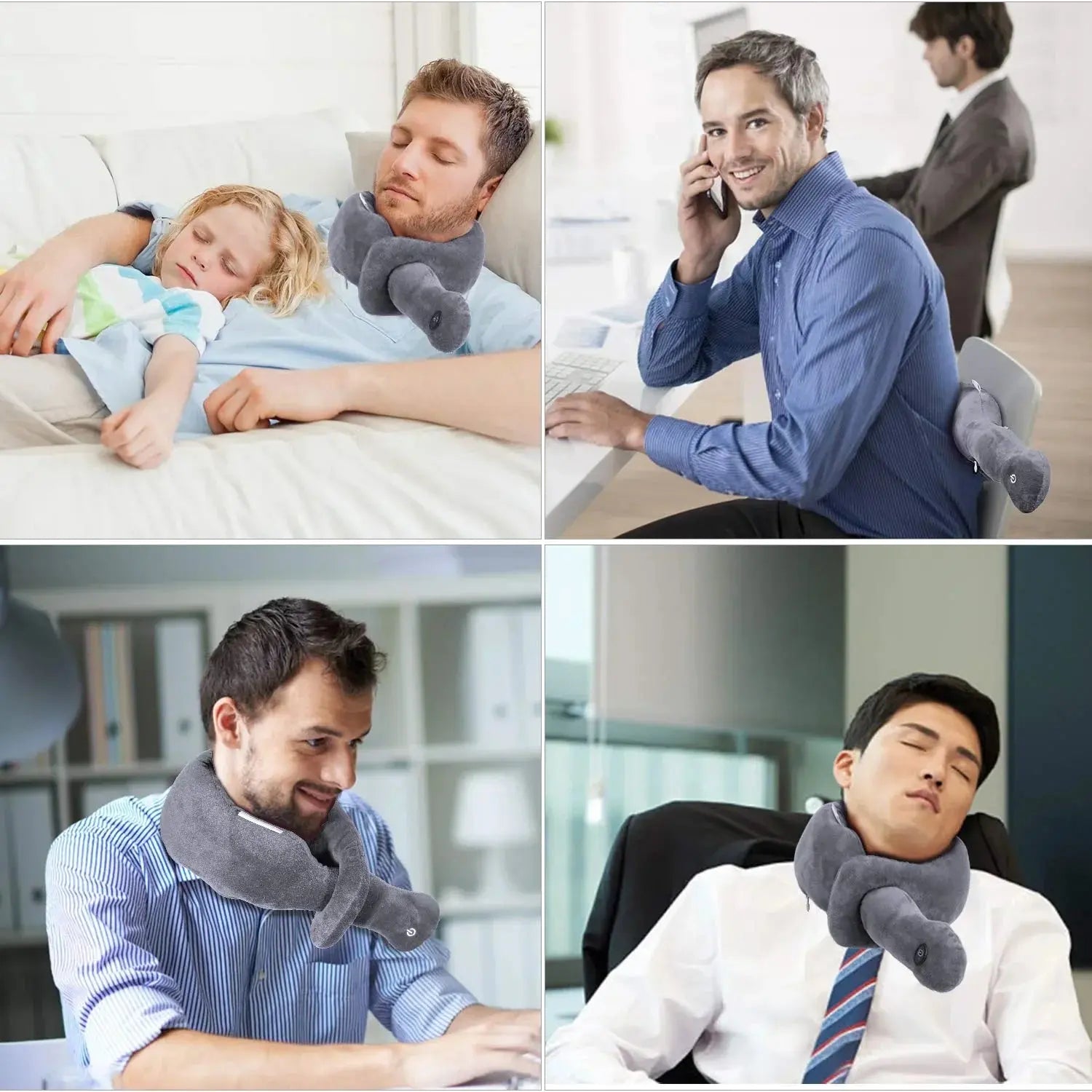 Vibrating Ergonomic Bed Pillow