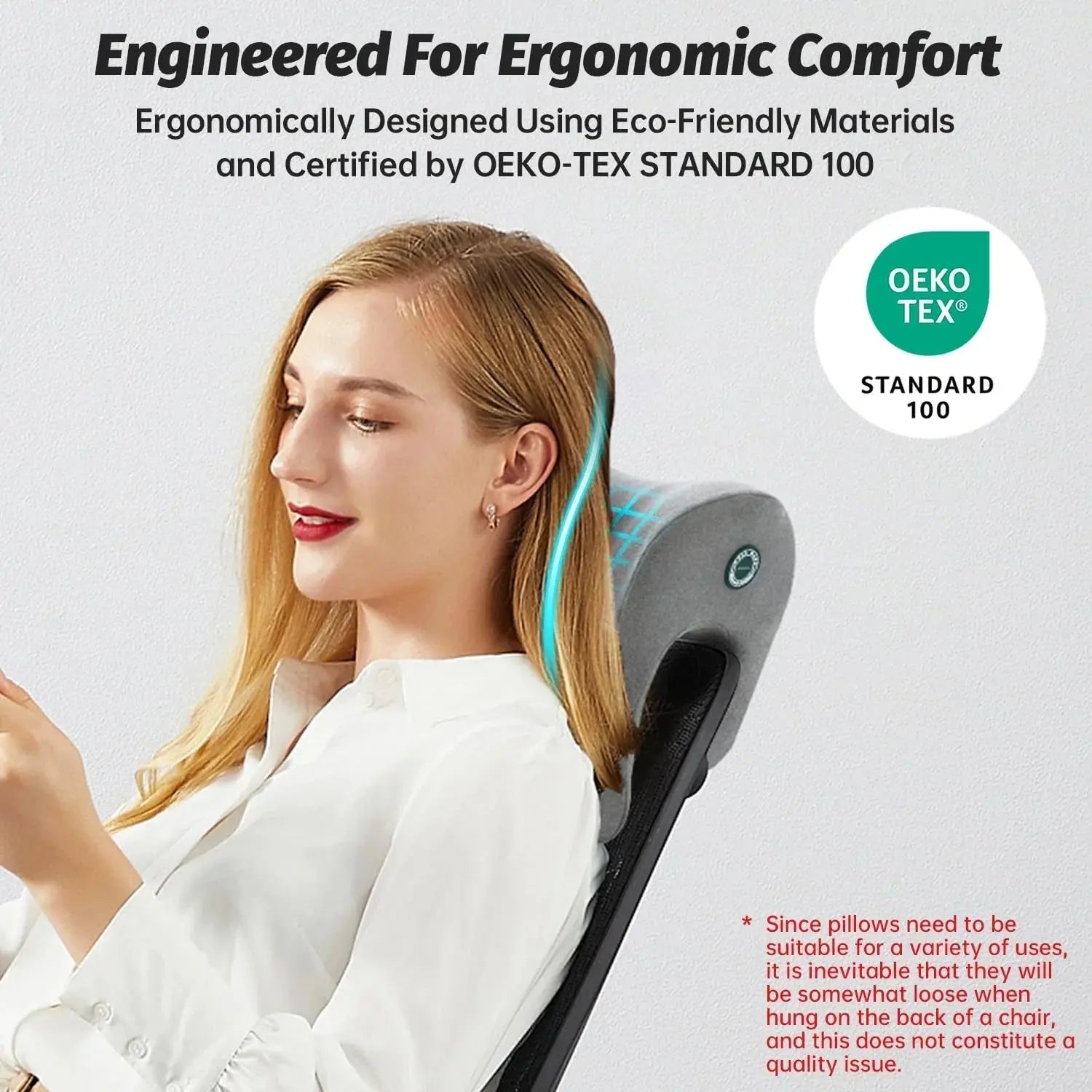 Adjustable Office Chair Neck Pillow